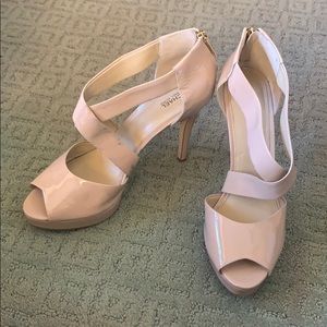 Michael Kors Nude Peeptoe Heel